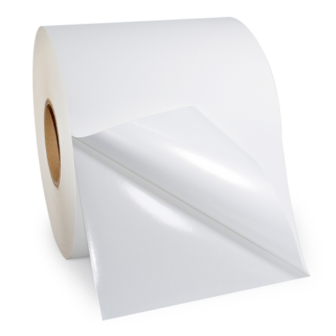Tear Proof PP Synthetic Label Strong Adhesive for Logistics Barcode Sticker Application