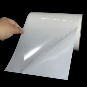 Transparent PET Self Adhesive Label Jumbo Roll Stock with Acrylic Glue