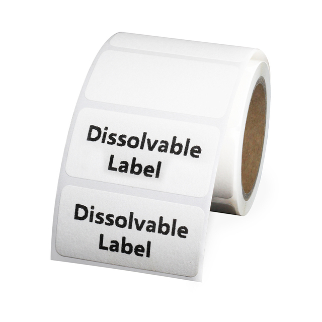 Custom Dissolvable Food Date Label Sticker Jam Jar Bottle Frozen