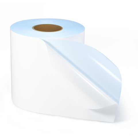 80um Synthetic Matt Label Jumbo Label Raw Material Sky Blue Glassine