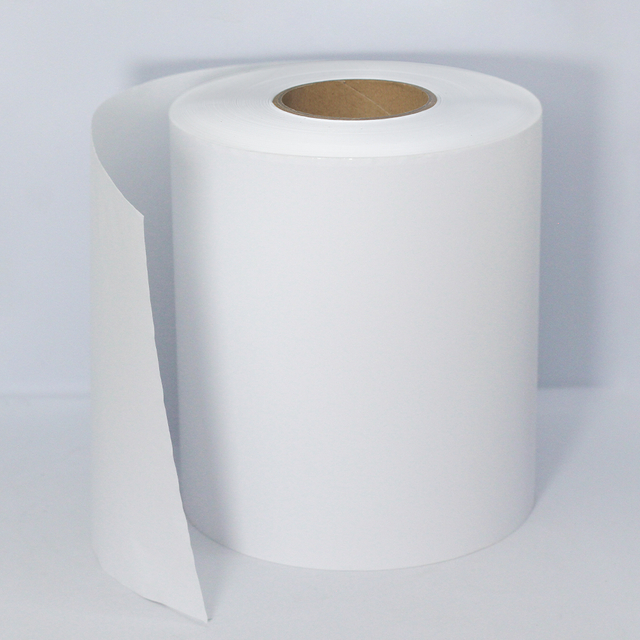 70g Thermal Transfer Matt Paper Label Jumbo Roll Label Stock Self Adhesive Label Raw Material Thermal Transfer Jumbo Label