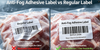 75μm Thermal Synthetic PP Anti-Fog Hot Melt Adhesive Label Stock