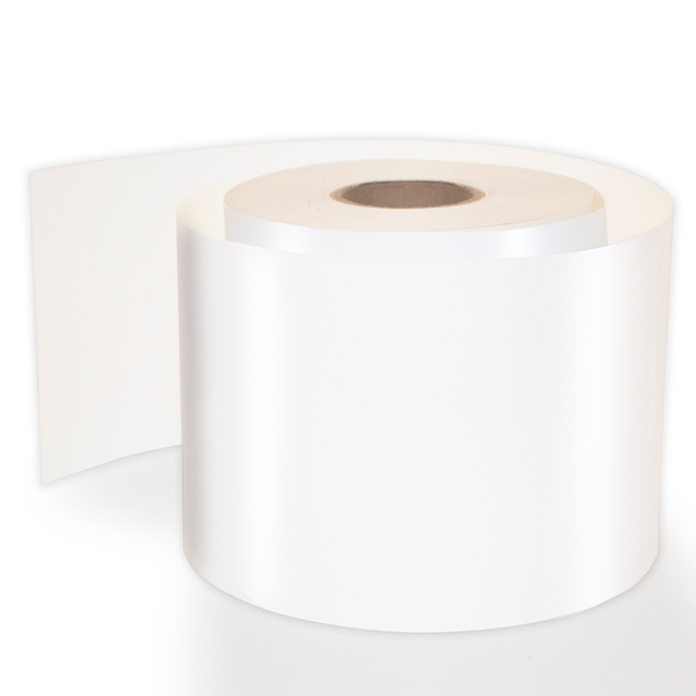 High Glossy White Paper Hotmelt Paper Liner Jumbo Roll Self Adhesive Label for Sticker Printing