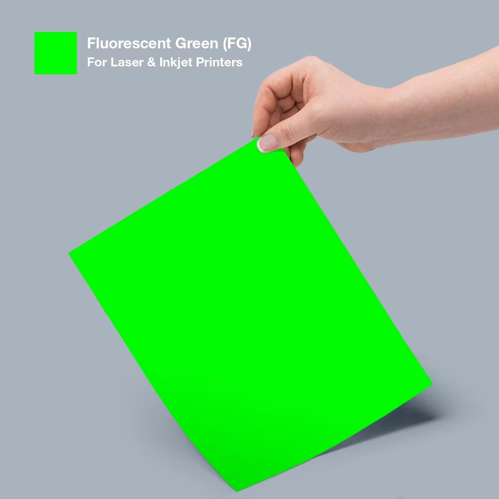 Fluorescent green color